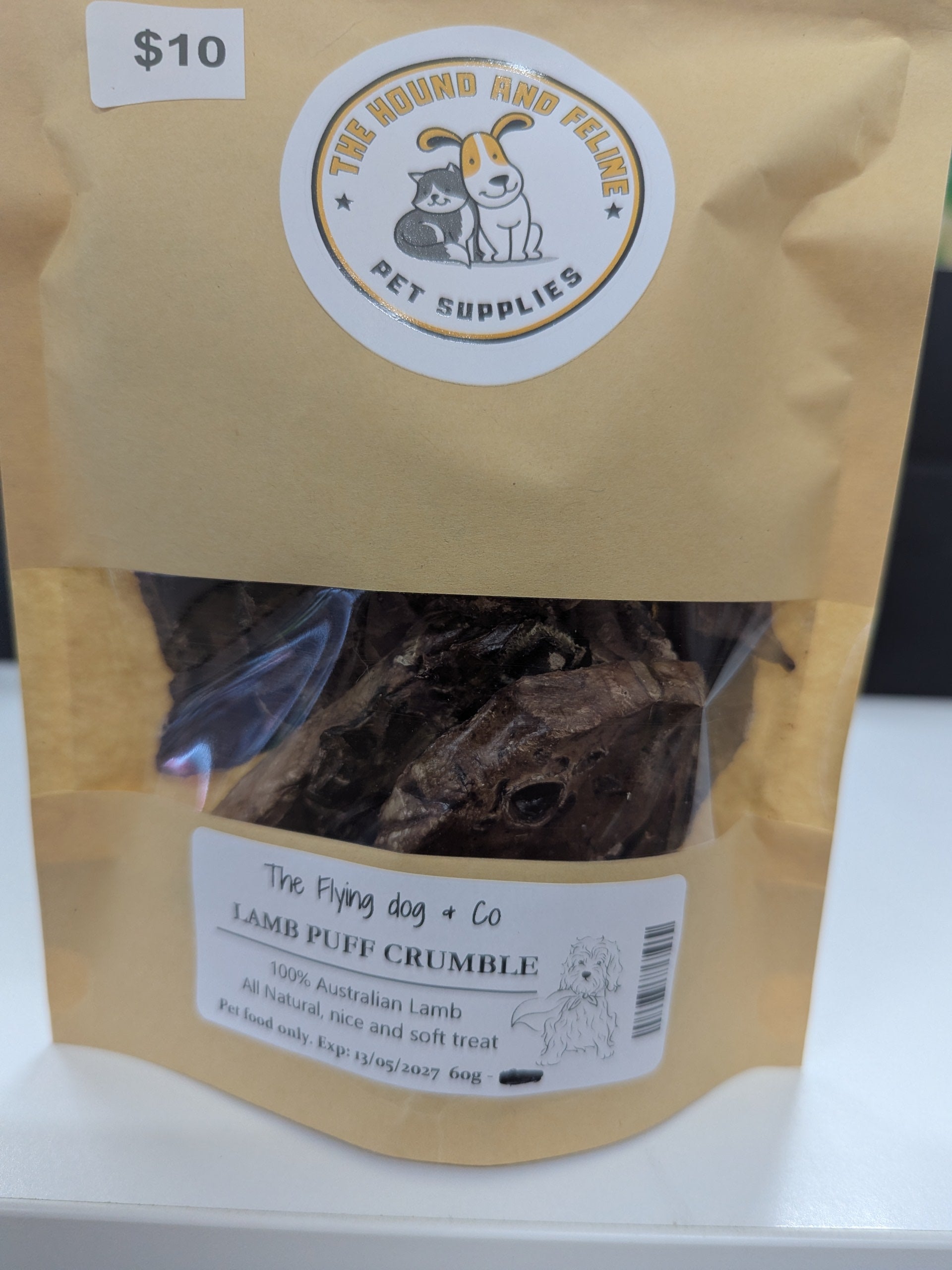 The Flying Dog & Co Lamb Puff Crumble (60g)