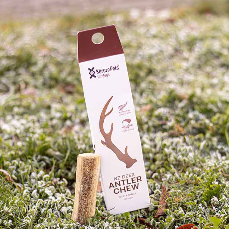 Kōrure Pets Handcrafted Deer Antler Dog Chew | Extra Small (75g)
