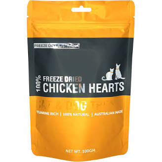 Freeze Dry Australia Chicken Hearts
