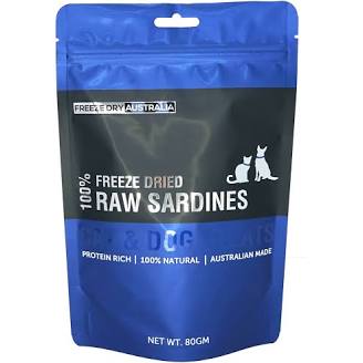 Freeze Dry Australia Whole Raw Sardines