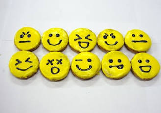 Huds and Toke Puppy Emoji Cookies